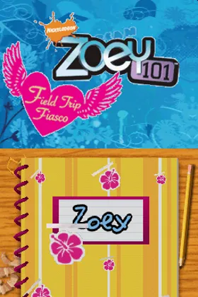 Zoey 101 - Field Trip Fiasco (USA) screen shot title